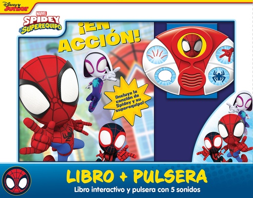 [9781503771499] EN ACCIÓN. LIBRO INTERACTIVO Y PULSERA CON SONIDOS SPIDEY WSBS