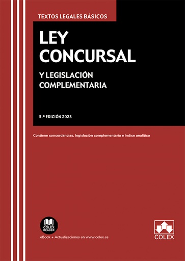 [9788411940504] Ley Concursal y legislación complementaria