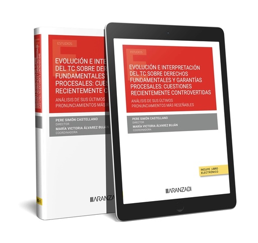 [9788411246262] Evolución e interpretación del TC sobre derechos fundamentales y garantías procesales: cuestiones recientemente controvertidas (Papel + e-book)