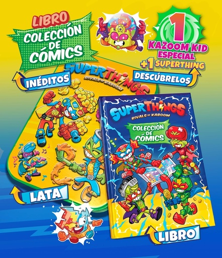 [9788419011473] Libro Coleccionista Cómics Superthings - Neon Power