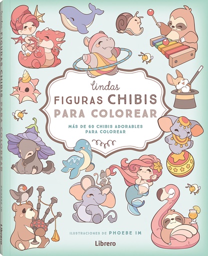 [9788411540445] LINDAS FIGURAS CHIBI PARA COLOREAR