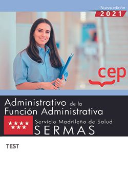 [9788418815461] Administrativo de la Función Administrativa. SERMAS Test