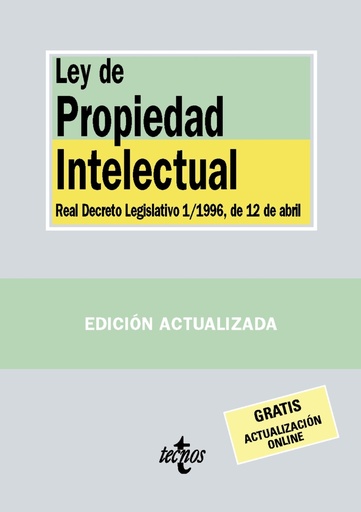 [9788430984572] Ley de Propiedad Intelectual