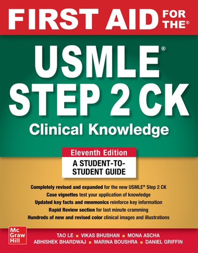 [9781264855100] First Aid for the USMLE Step 2 CK, Eleventh Edition