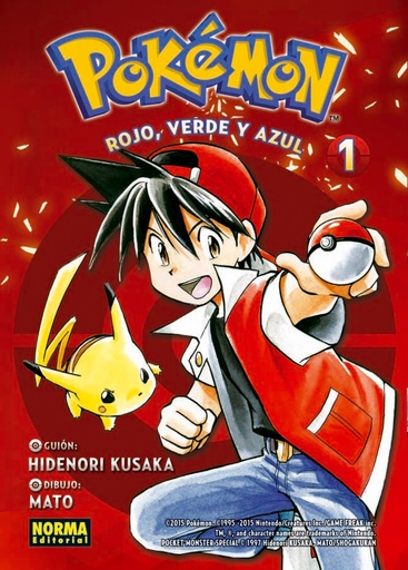 [9788467964974] POKEMON 01. ROJO, VERDE Y AZUL 1 (NUEVO PVP)