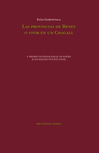 [9788419633651] Las provincias de Benet o Vivir en un Chagall