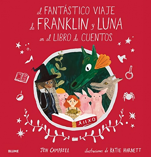 [9788418075049] El fantástico viaje de Franklin y Luna en el libro de cuentos