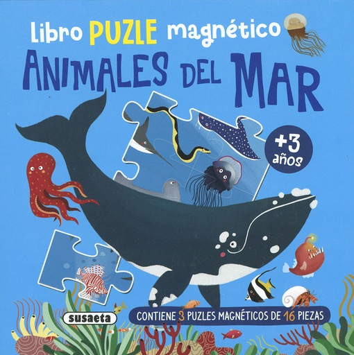 [9788467797961] Libro puzle magnético. Animales del mar