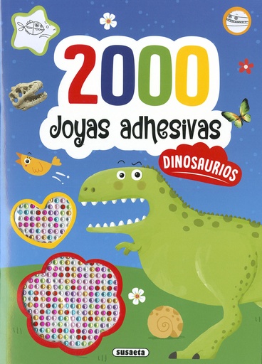 [9788467798432] 2000 Joyas adhesivas Dinosaurios