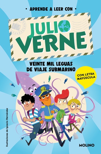 [9788427240469] Aprende a leer con Julio Verne 3 - Veinte mil leguas de viaje submarino