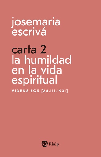 [9788432166389] Carta 2. La humildad en la vida espiritual