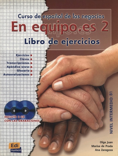 [9788495986252] En equipo.es 2, nivel intermedio. Libro de ejercicios y grabaciones