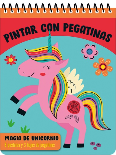 [9788411510486] PINTAR CON PEGATINAS - Magia de unicornio