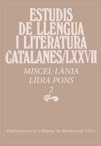 [9788491912941] Estudis llengua i literatura catalana/lxxvii