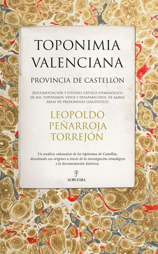 [9788410520363] Toponimia valenciana (provincia de Castellón)