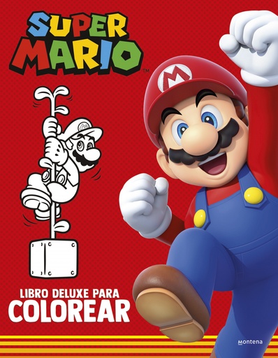 [9788419975539] Super Mario: libro para colorear deluxe