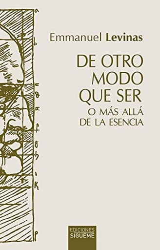 [9788430120550] De otro modo que ser o más allá de la esencia