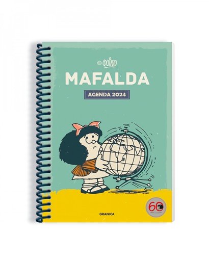[9789878935768] Mafalda 2024, Anillada Módulos turquesa