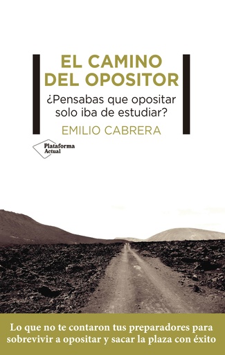 [9788419271129] El camino del opositor