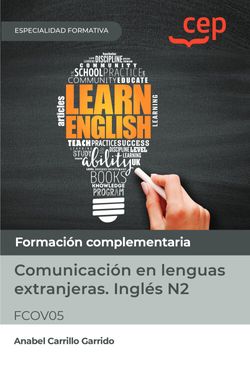 [9788419609861] Manual. Comunicación en lenguas extranjeras. Inglés N2 (FCOV05). Especialidades formativas