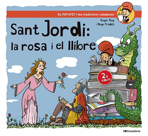 [9788413563404] Sant Jordi, la rosa i el llibre