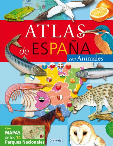 [9788411964500] Atlas de España con animales