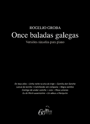 [9788498652840] Once baladas galegas. Versións sinxelas para piano