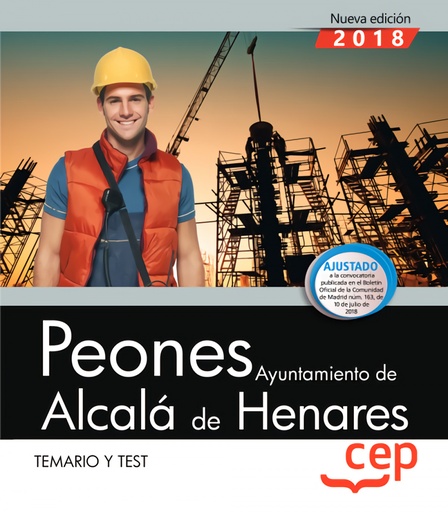 [9788417625634] Peones. Ayuntamiento de Alcalá de Henares. Temario y test