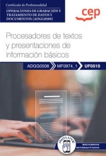 [9788419852472] PROCESADORES DE TEXTOS Y PRESENTACIONES DE INFORMACION BASICOS OPERACI