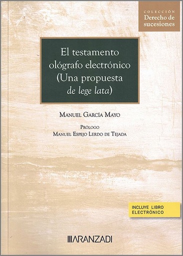 [9788411626514] Testamento olografo electronico