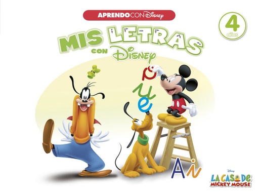 [9788416548972] MIS LETRAS CON DISNEY 4 AÑOS