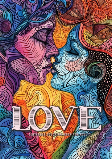 [9783758458972] Love Zentangle Coloring Book for Adults