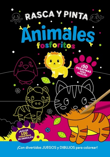 [9788469641408] Rasca y pinta animales fosforitos