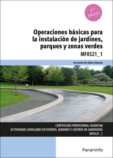 [9788428364041] Operaciones básicas para la instalación de jardines, parques y zonas verdes