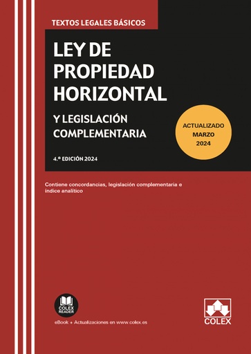 [9788411943338] Ley de propiedad horizontal y legislación complementaria