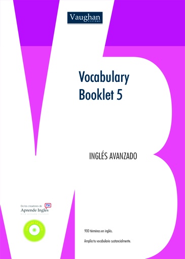 [9788496469198] Vocabulary Booklet 5