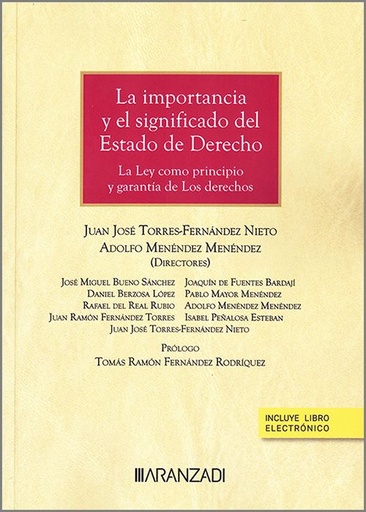 [9788411634946] La importancia y el significado del Estado del Derecho