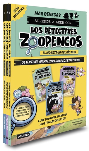 [9788408285960] Pack Aprende a leer con...Los Detectives Zoopencos 1-3. Elige tu historia