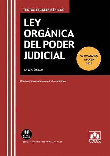 [9788411943741] LEY ORGANICA DEL PODER JUDICIAL 5ª ED