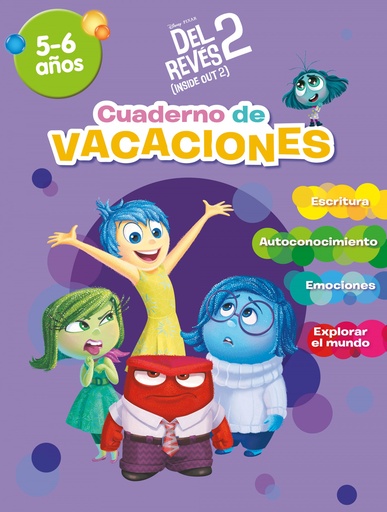 [9788419487162] Inside Out 2. Cuaderno de vacaciones (5-6 años) (Disney. Cuaderno de vacaciones)