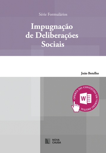 [9789899026698] IMPUGNAÇÃO DE DELIBERAÇÕES SOCIAIS