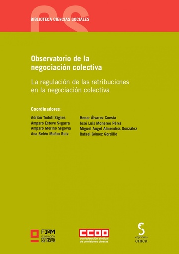 [9788410167100] OBSERVATORIO DE LA NEGOCIACION COLECTIVA.