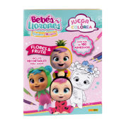 [9788410511743] ¡JUEGA Y COLOREA CON LOS BEBÉS! FLORES