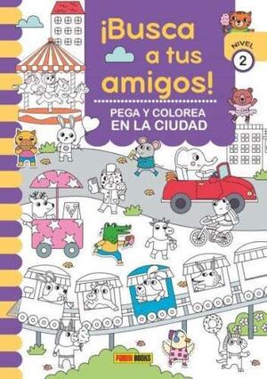 [9788410511293] BUSCA AMIGOS CIUDAD PEGA COLOREA N2