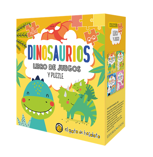 [9789878203744] Dinosaurios (Libro+Puzzle 30 piezas)