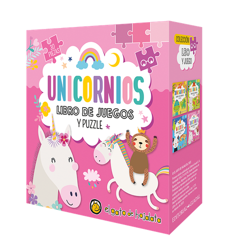 [9789878203737] Unicornios (Libro+Puzzle 30 piezas)