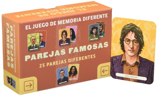 [9789463594875] JUEGO DE MEMORIA DIFERENTE PAREJAS FAMOSAS