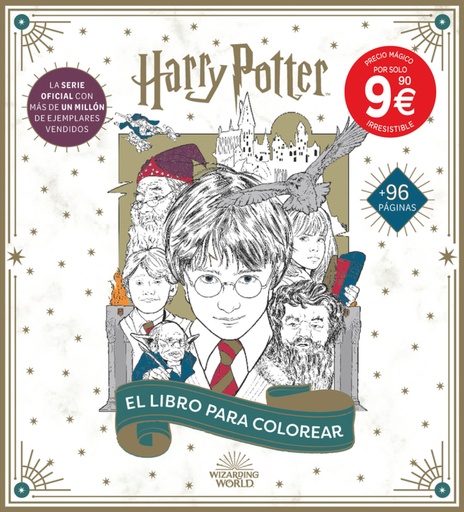 [9791259574695] Harry Potter: El libro oficial para colorear