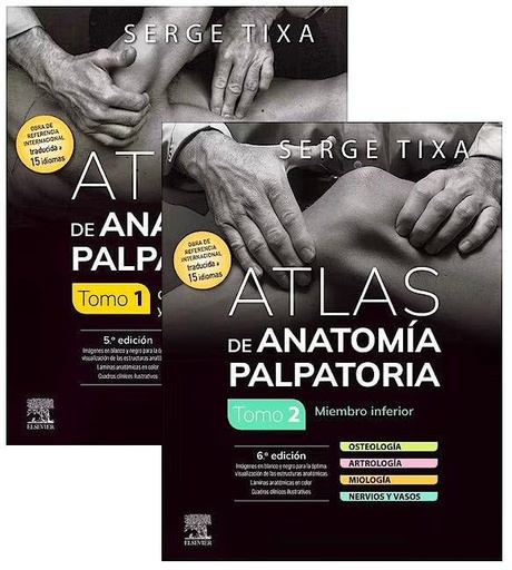 [9788413828473] Tixa. Atlas de anatomía palpatoria (2 Vol)