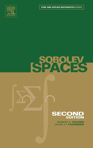 [9780120441433] SOBOLEV SPACES,140